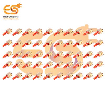 PS-22F02 DPDT 6pin 1A Self-Locking Metal Push Button Switch Pack of 500